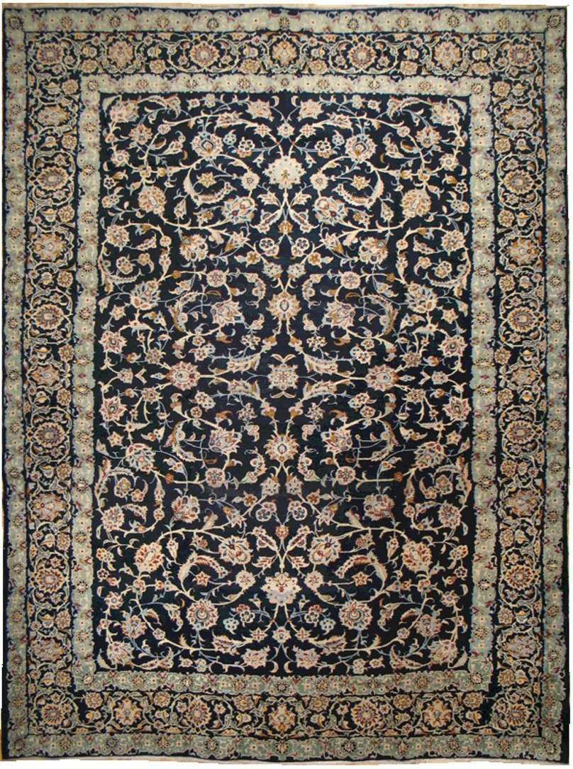10' 0" x 12' 1" Persian Keshan Rug image 0
