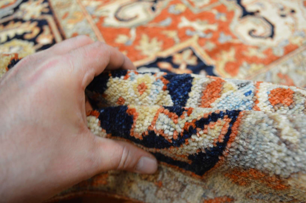 8' 0" x 9' 8" Pakistan Serapi Rug image 11
