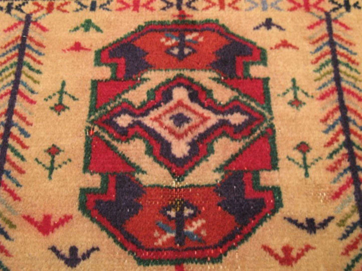1' 9" x 2' 9" Persian Turkmen Rug image 2