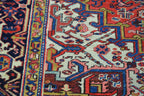 7' 1" x 9' 1" Persian Heriz Rug image 5