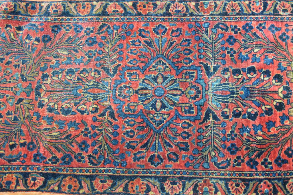 1' 9" x 4' 0" Persian Sarouk Rug image 4