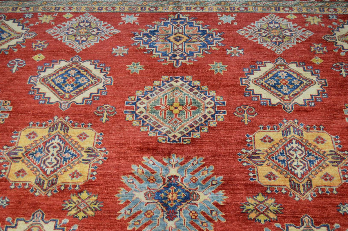 10' 8" x 14' 3" Pakistan Kazak Rug image 9