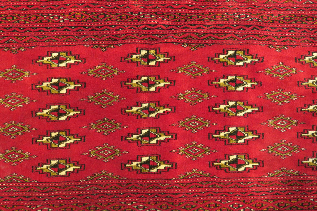 1'9'' x 4'3'' Persian Turkeman Rug image 3