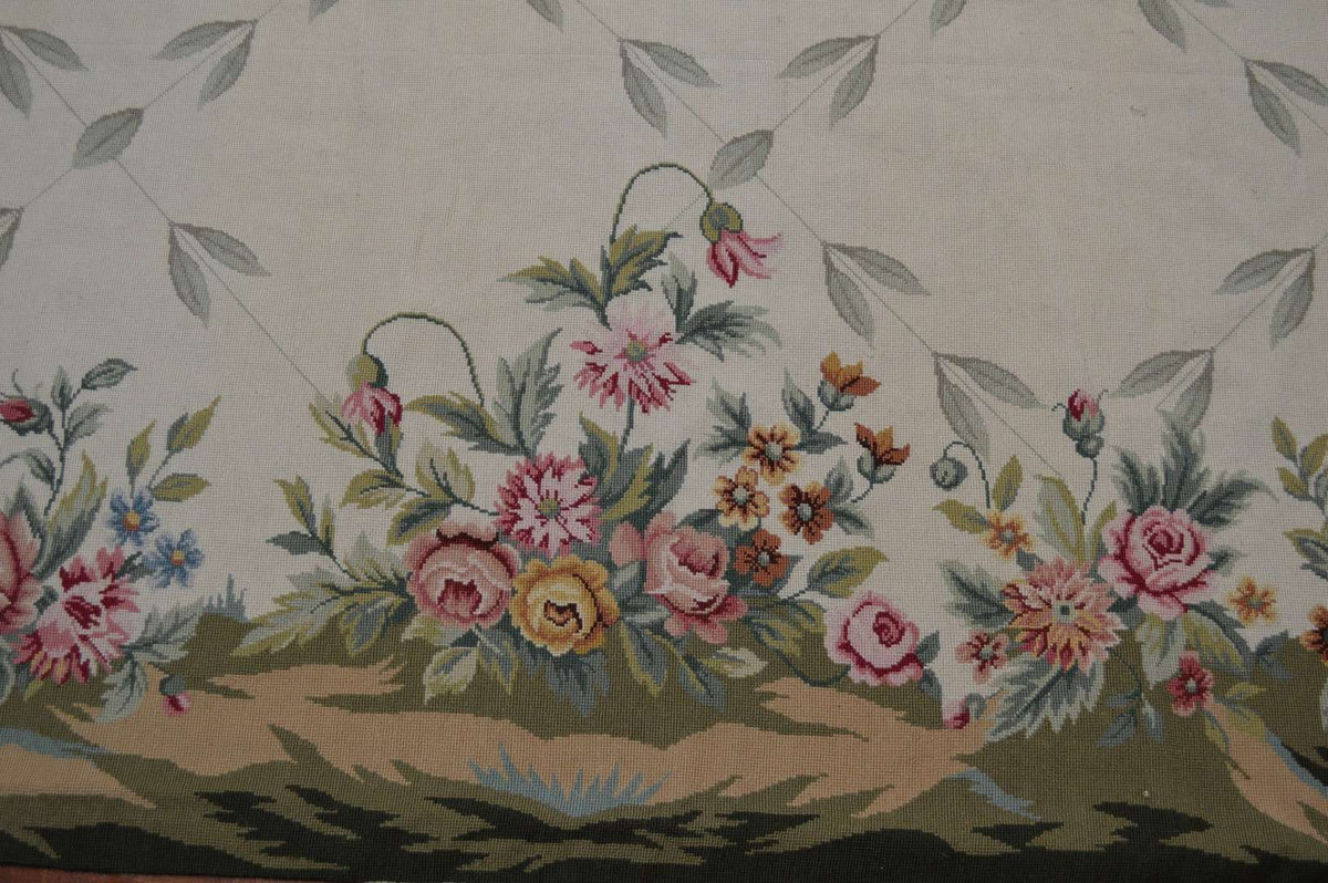 11' 7" x 16' 5" French Needlepoint Rug image 2