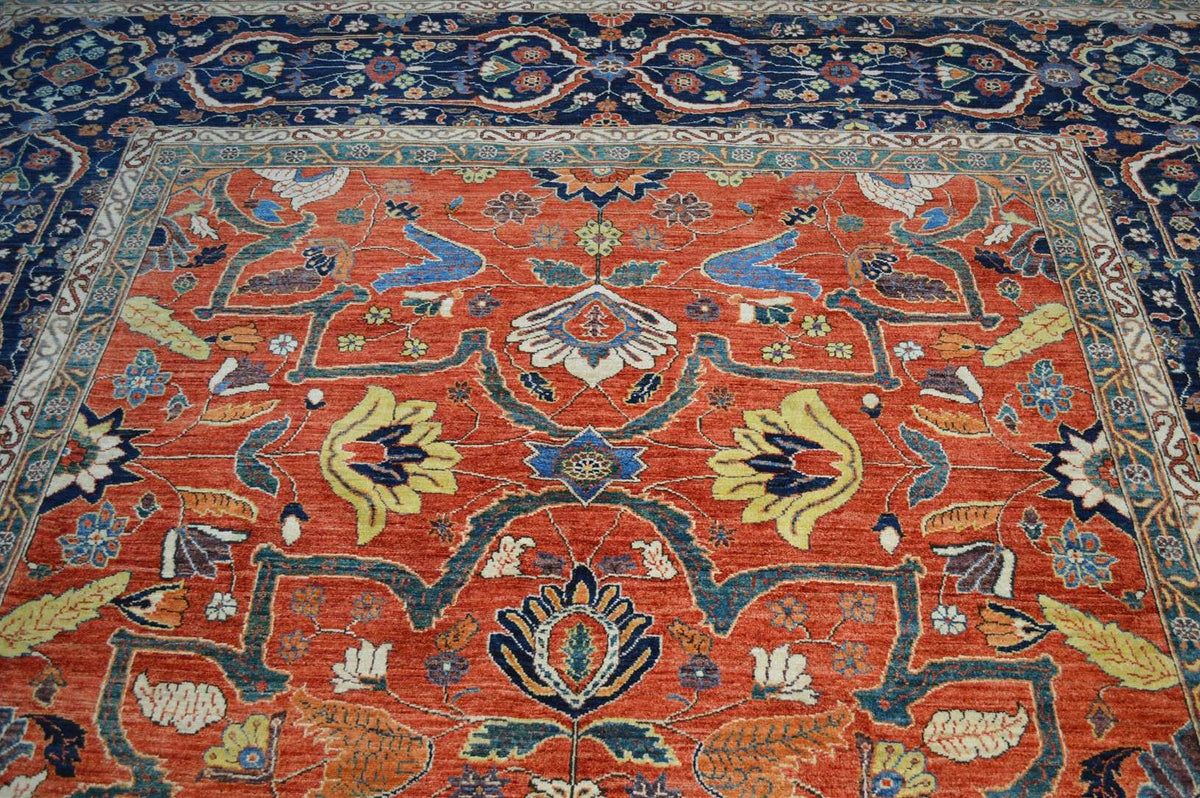9' 9" x 13' 6" Pakistan Chobi Rug image 4