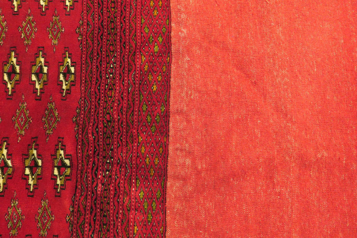 1'9'' x 4'3'' Persian Turkeman Rug image 10