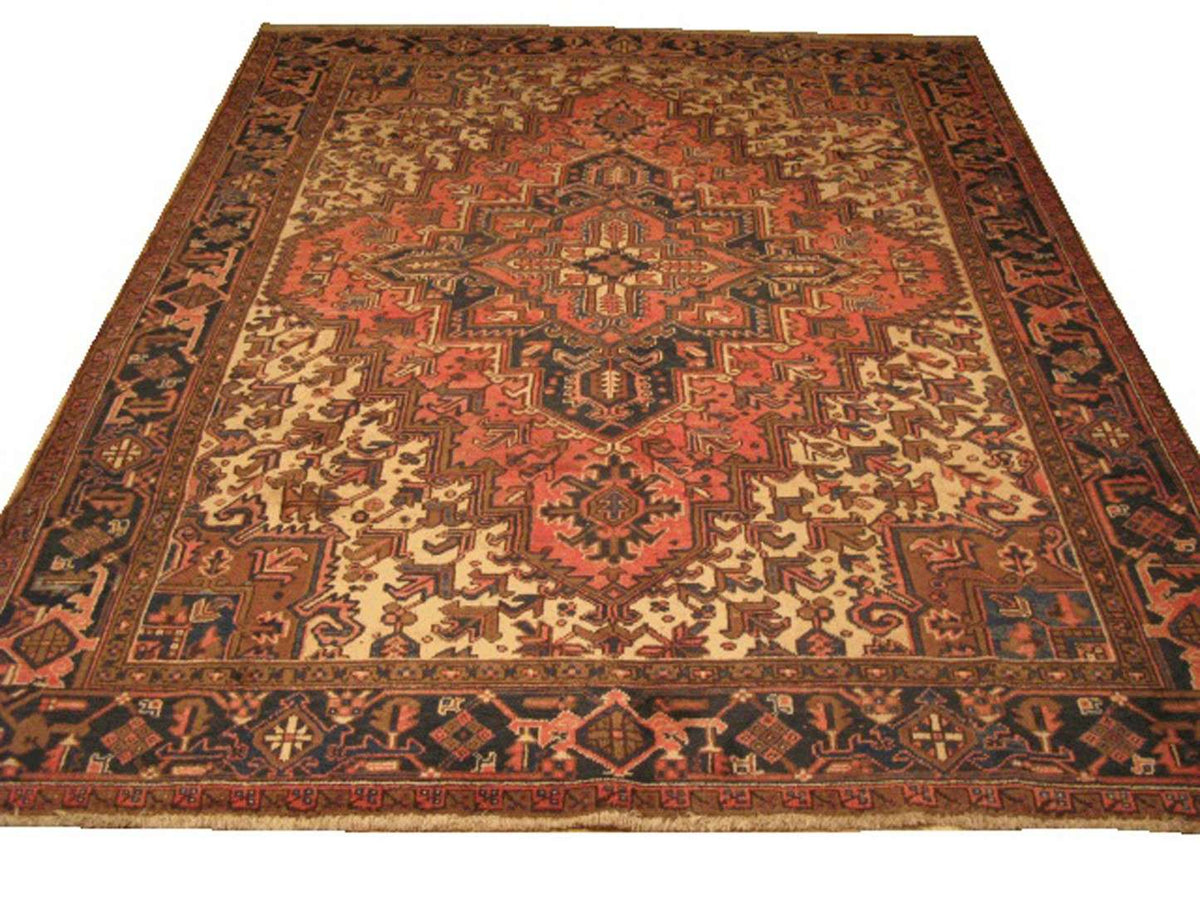 8' 1" x 10' 2" Persian Heriz Rug image 0