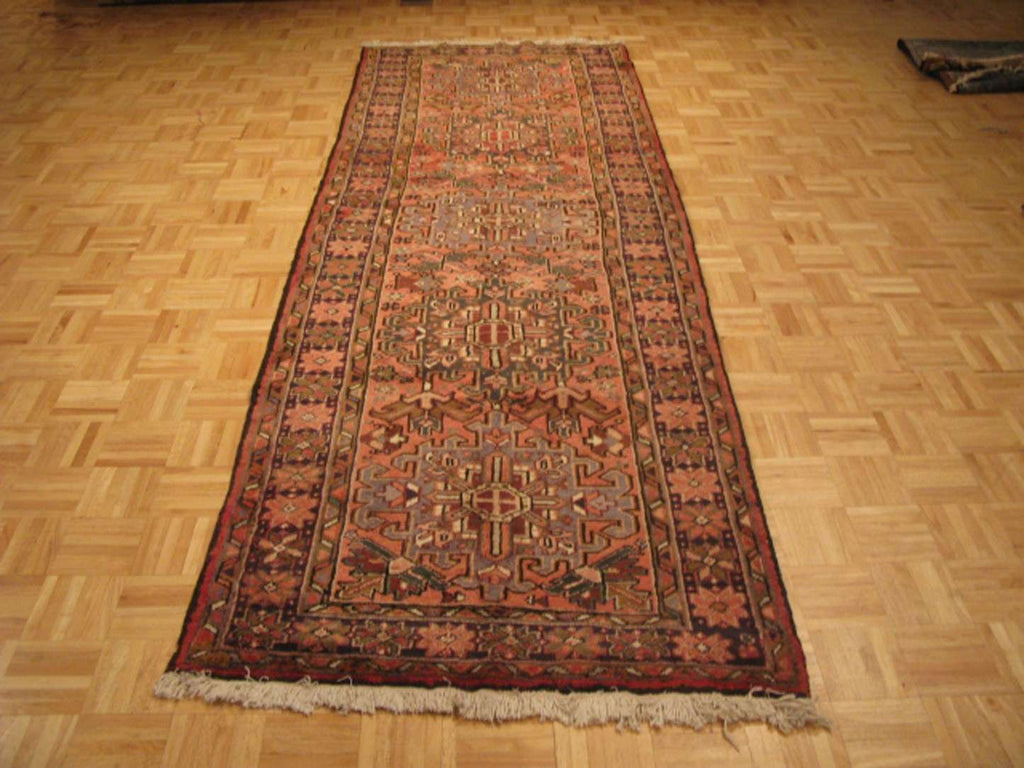 3' 6" x 10' 5" Persian Heriz Runner image 1