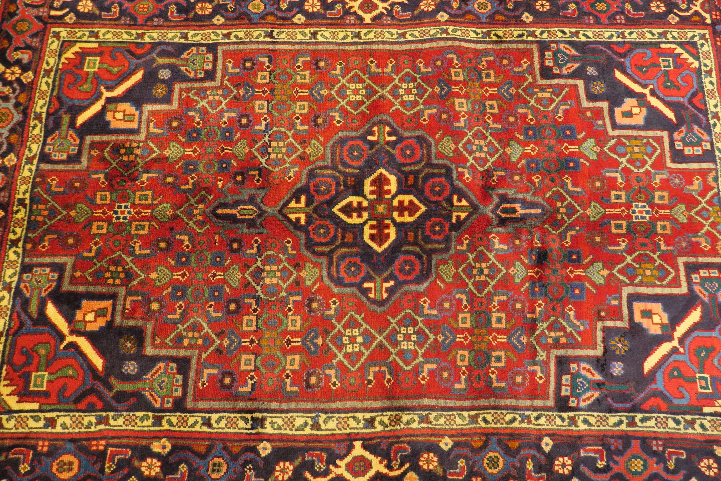 3'4'' x 5'2'' Persian Zanjan Rug - Image 7