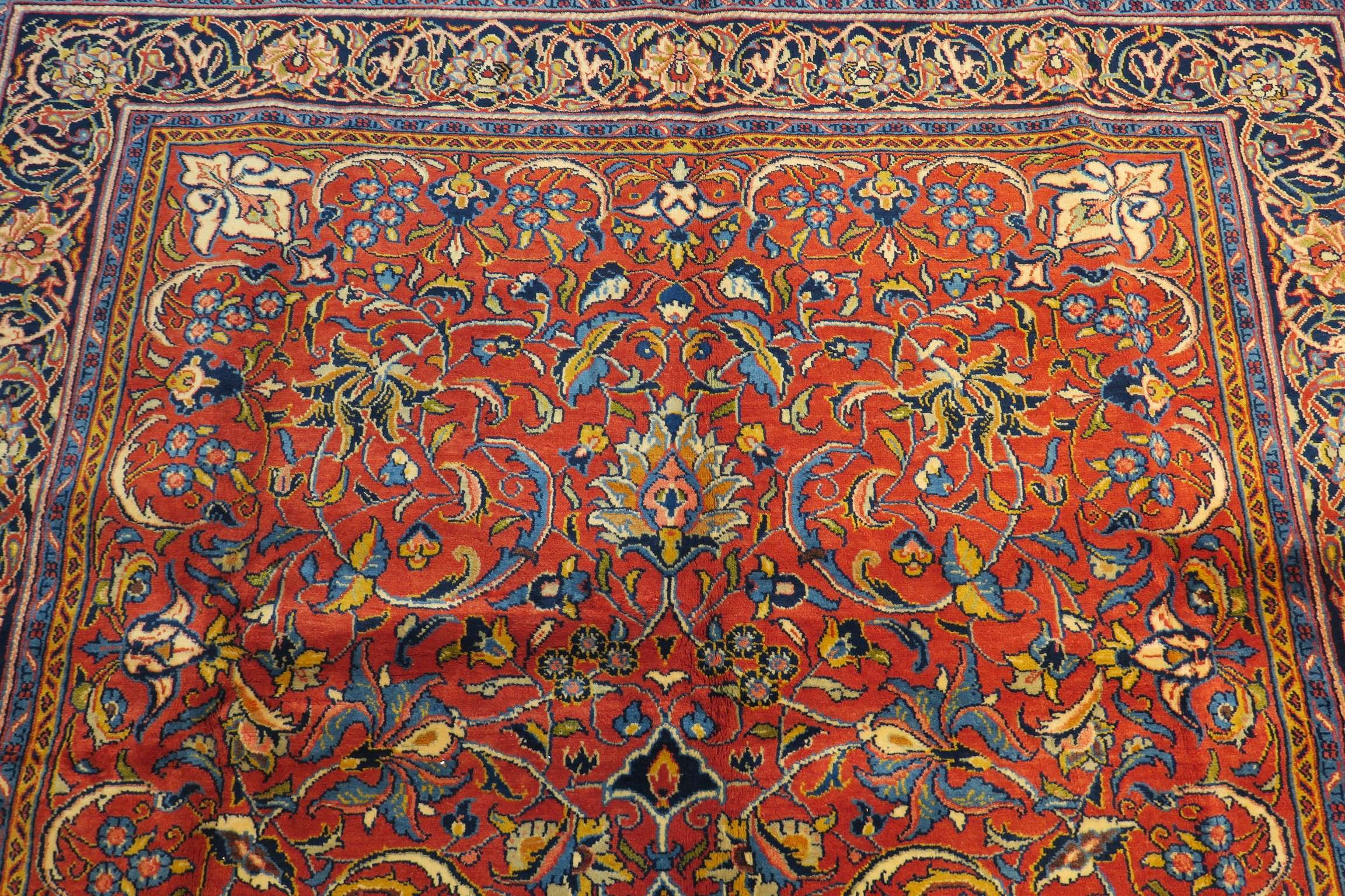6'3'' x 10'1'' Persian Saroogh Rug - Image 12