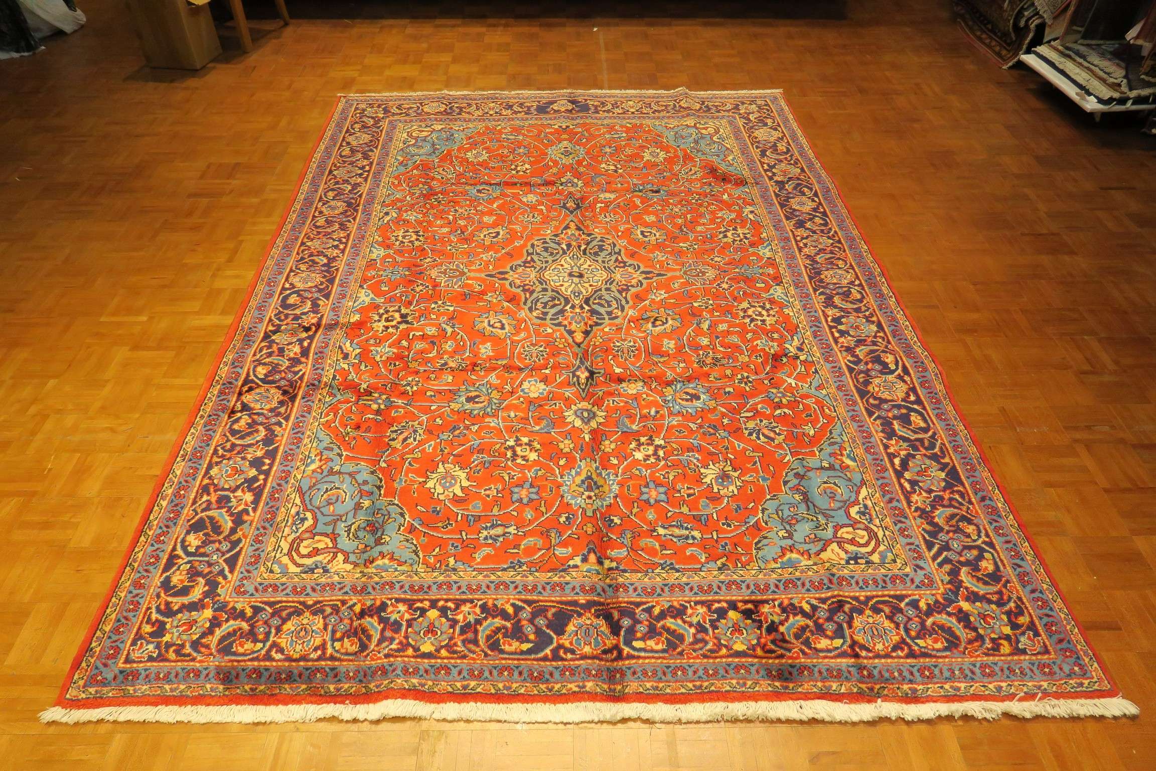 7'1'' x 10'0'' Persian Mahal Rug - Image 9