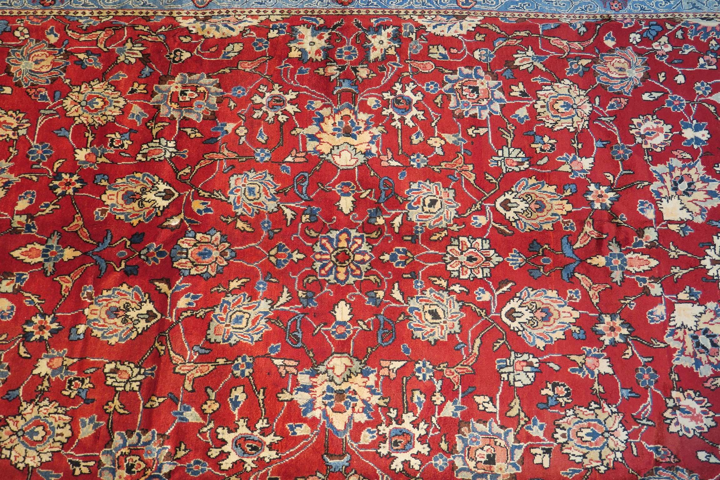 6'8'' x 10'8'' Persian Mahalat Rug - Image 4