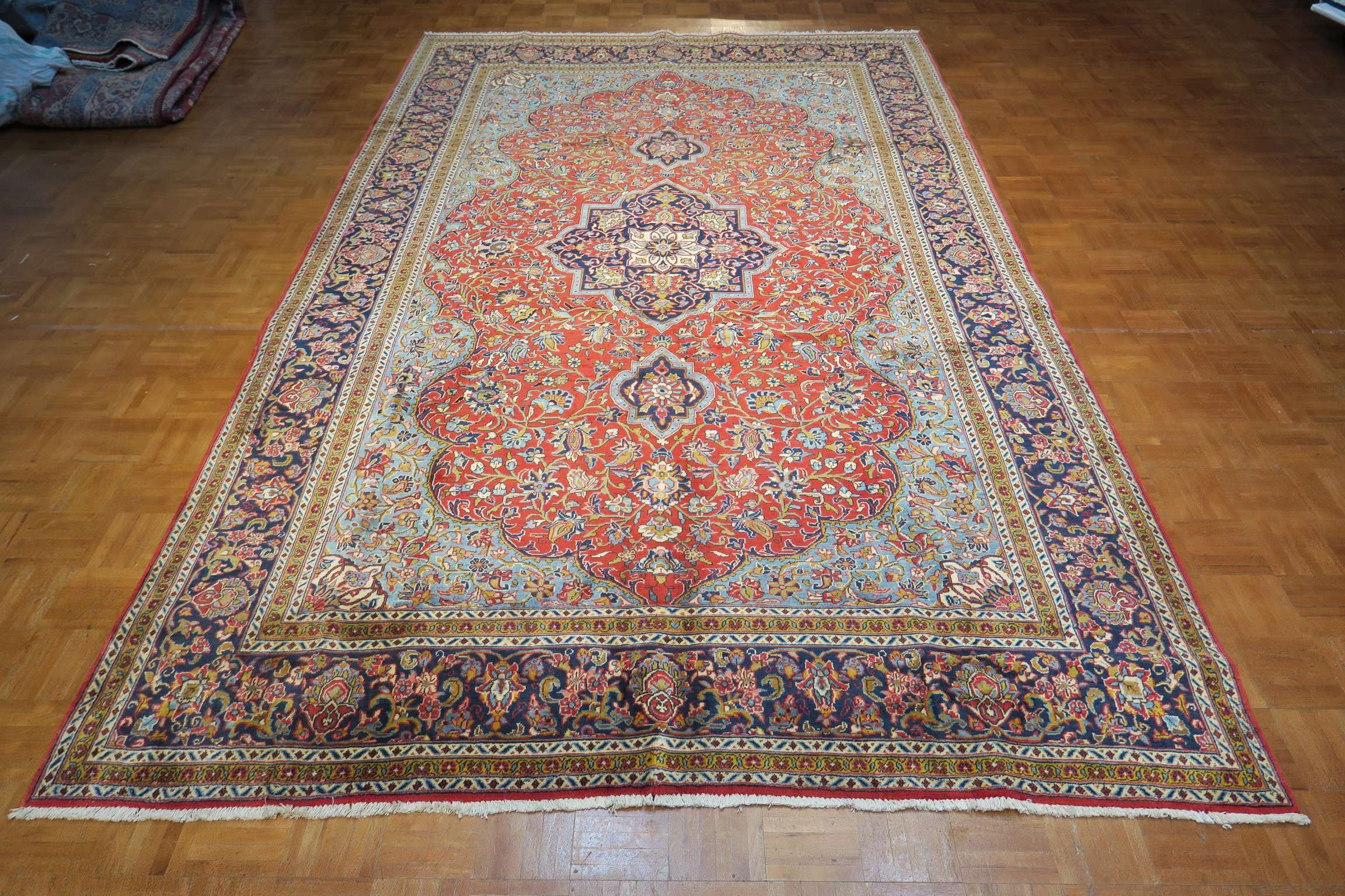 7'1'' x 11'3'' Persian Golpayegan Rug - Image 10