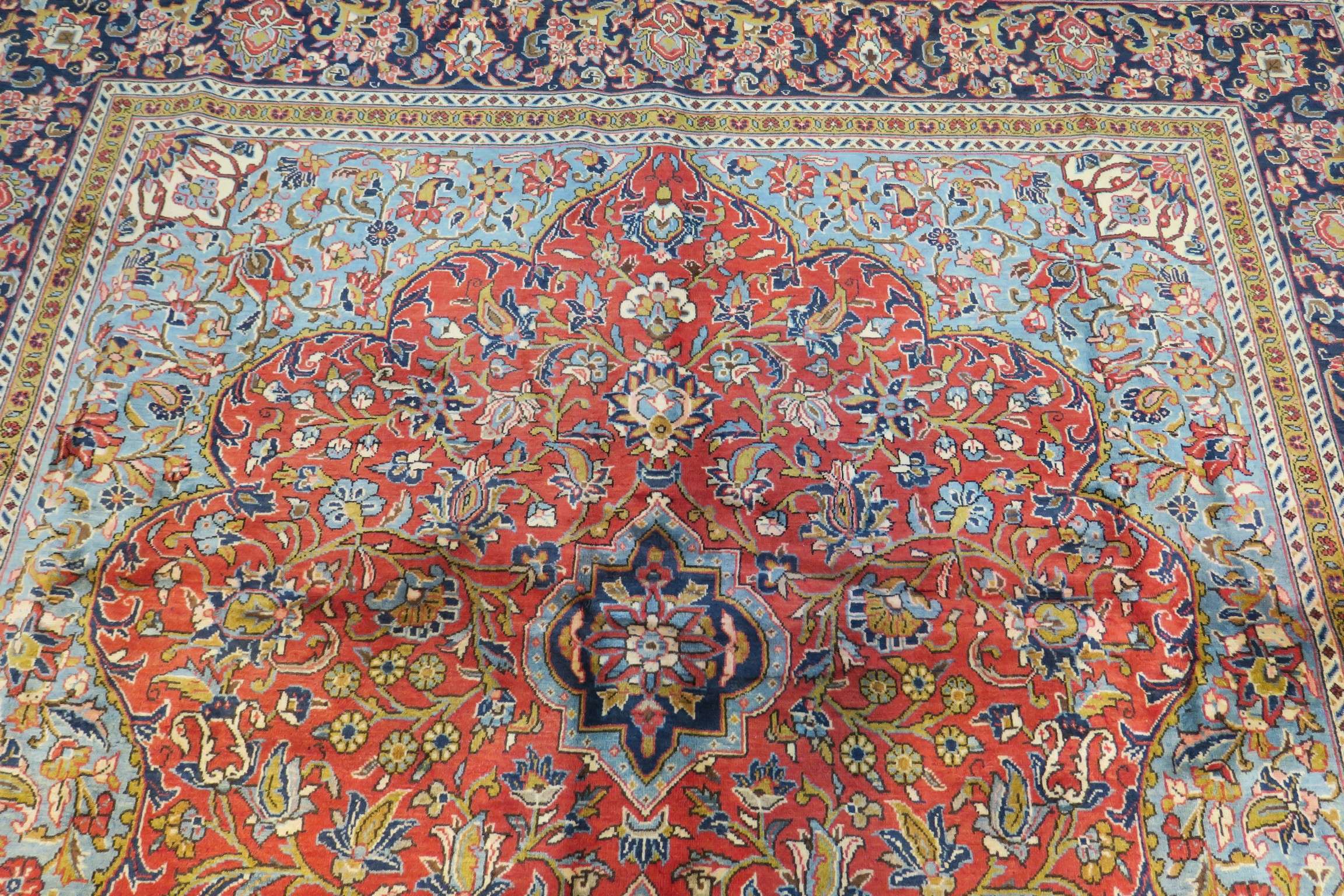 7'1'' x 11'3'' Persian Golpayegan Rug - Image 9