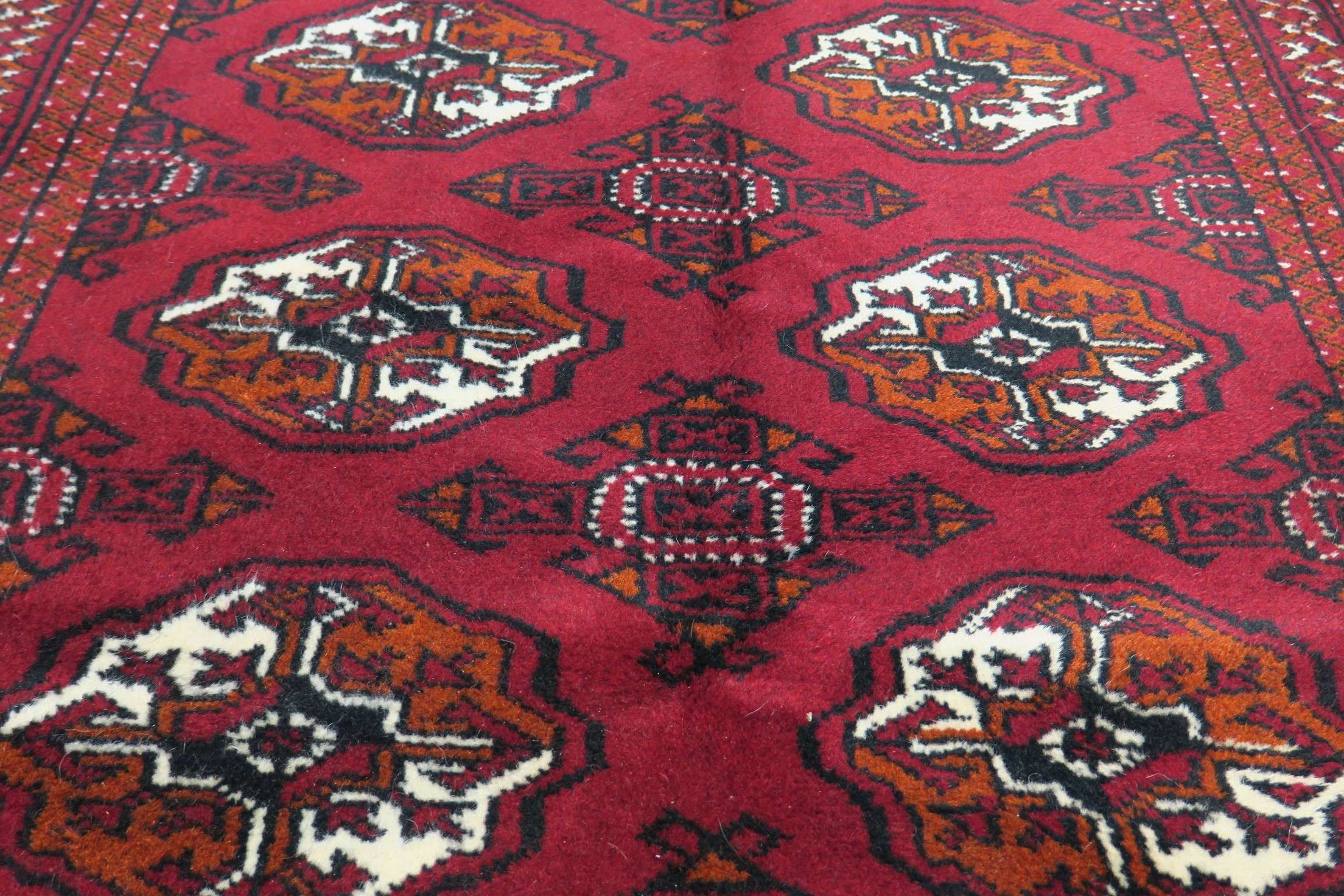 3'3'' x 4'7'' Persian Turkeman Rug - Image 4