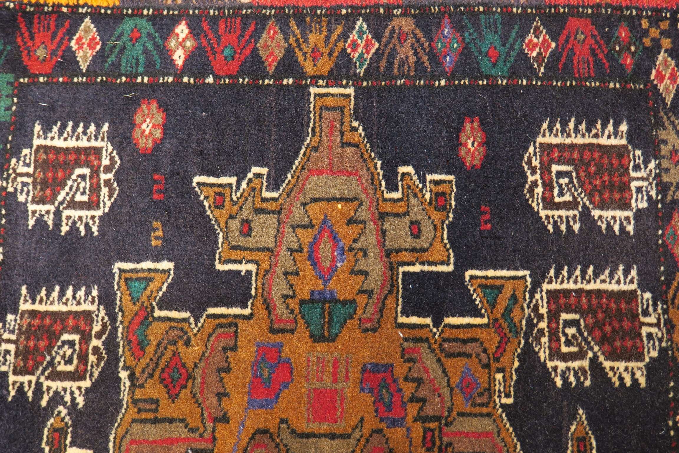 1'8'' x 2'8'' Persian Balooch Rug - Image 9