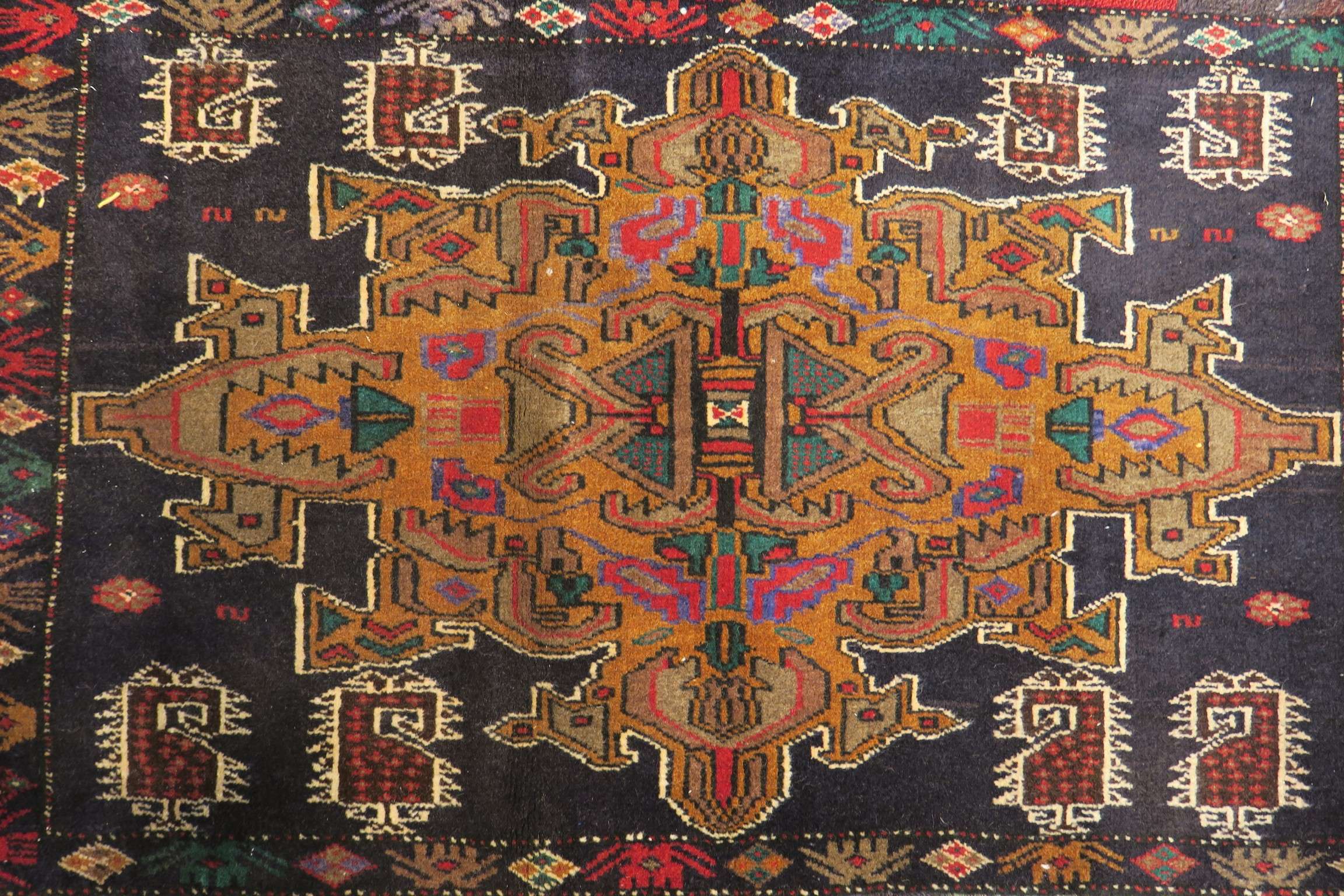 1'8'' x 2'8'' Persian Balooch Rug - Image 4