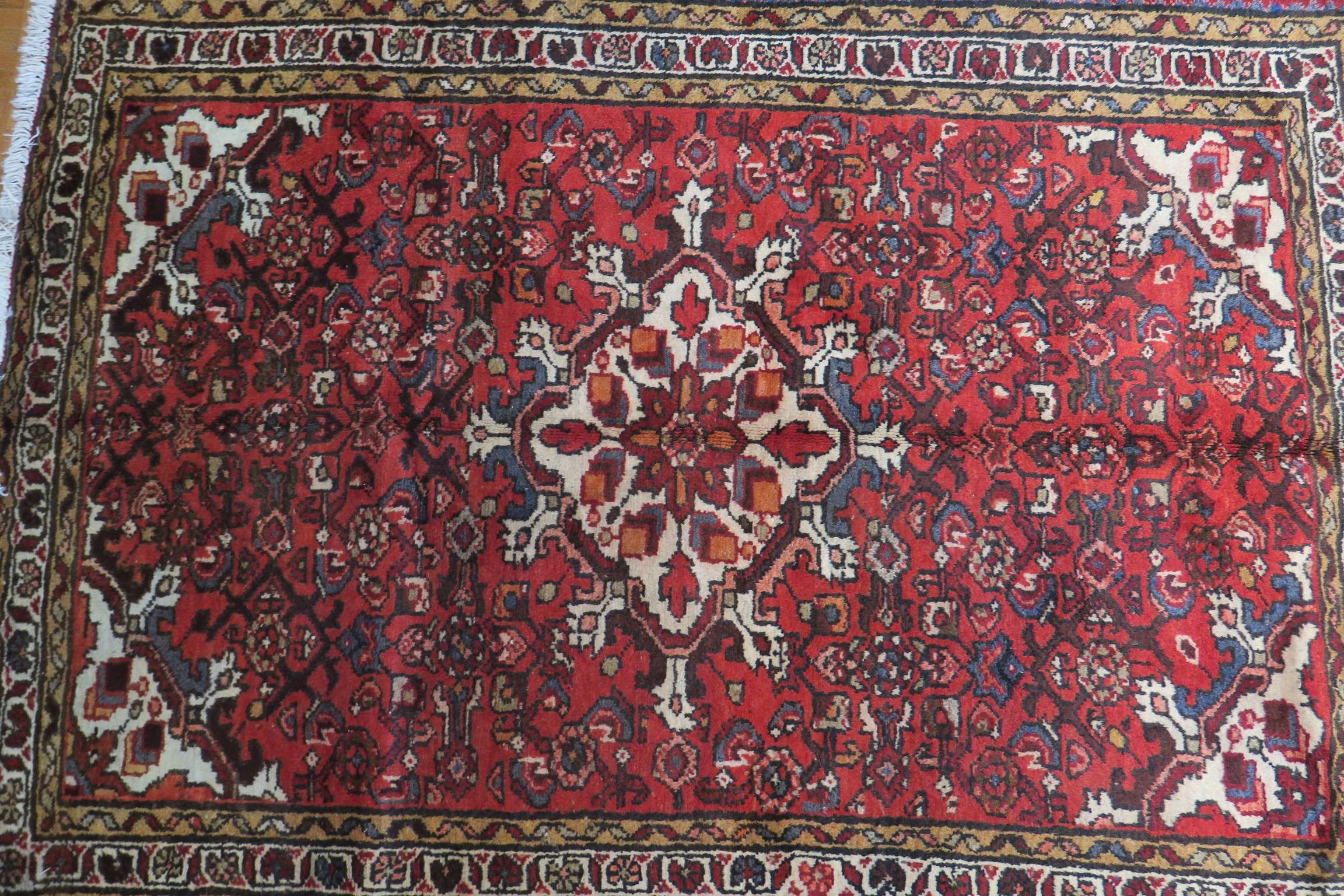 3'6'' x 4'10'' Persian Hamedan Rug - Image 7