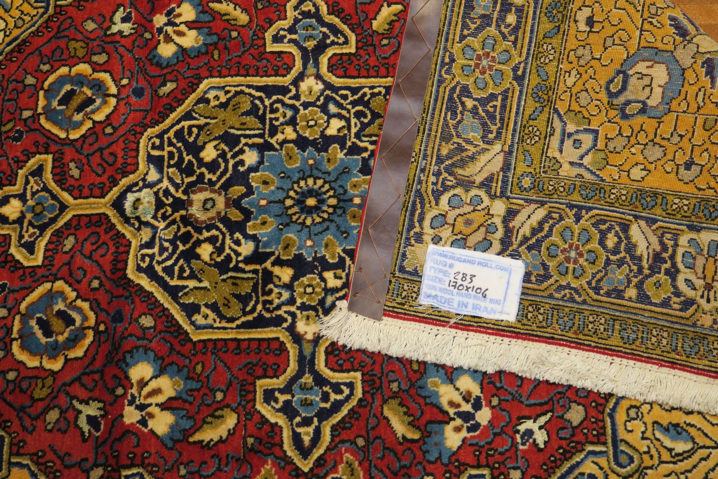 3'5'' x 5'6'' Persian Qoumsheh Rug - Image 12