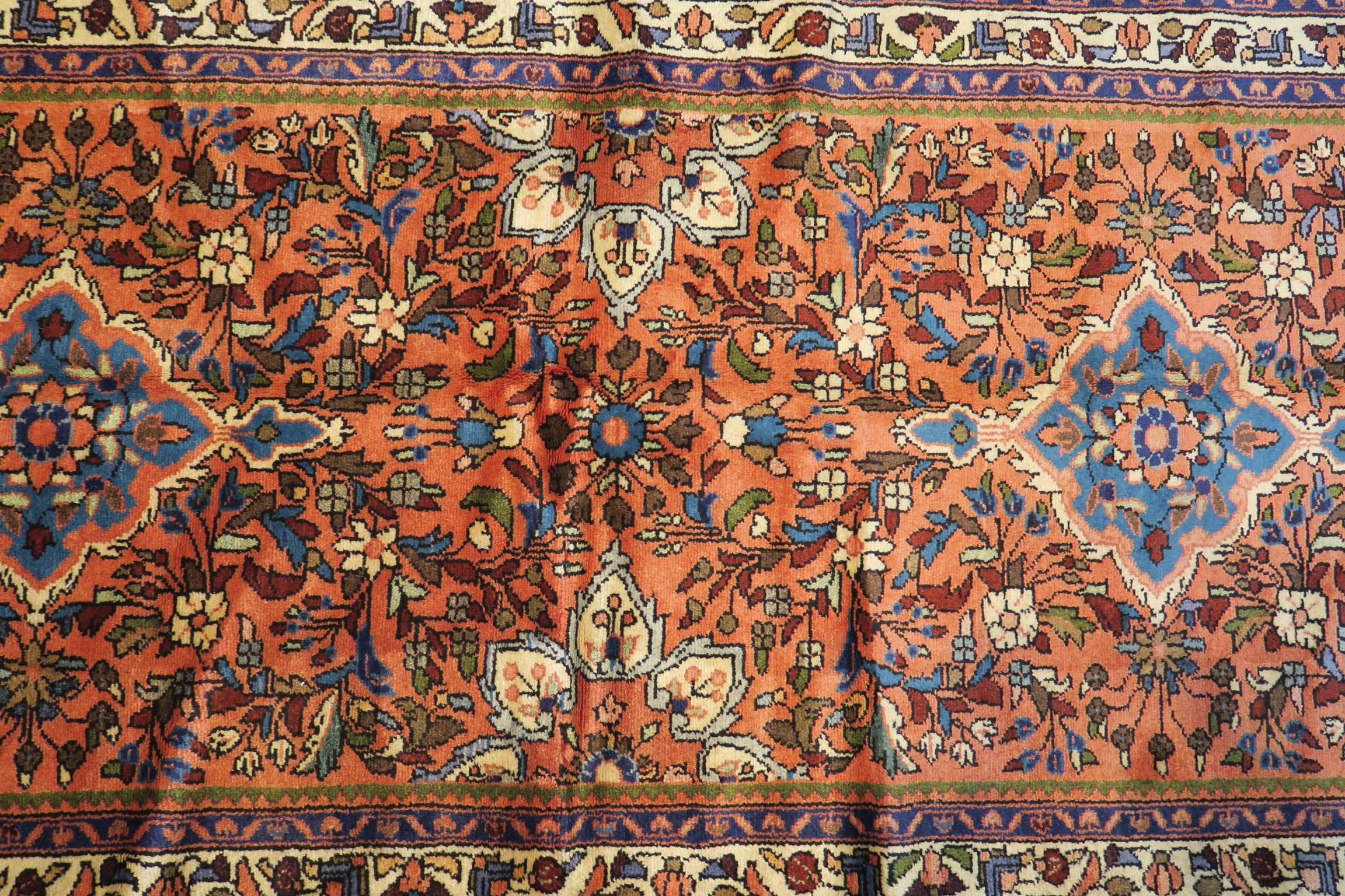 2'8'' x 12'4'' Persian Hamedan Rug - Image 9
