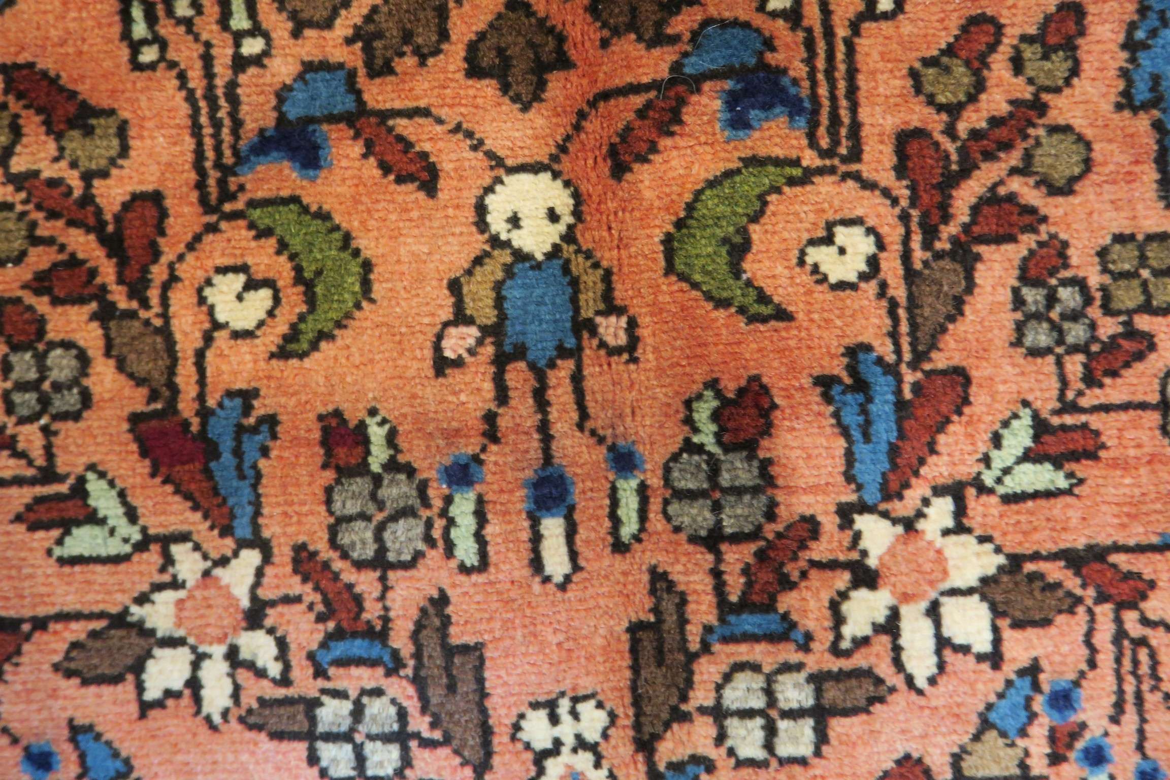 2'8'' x 12'4'' Persian Hamedan Rug