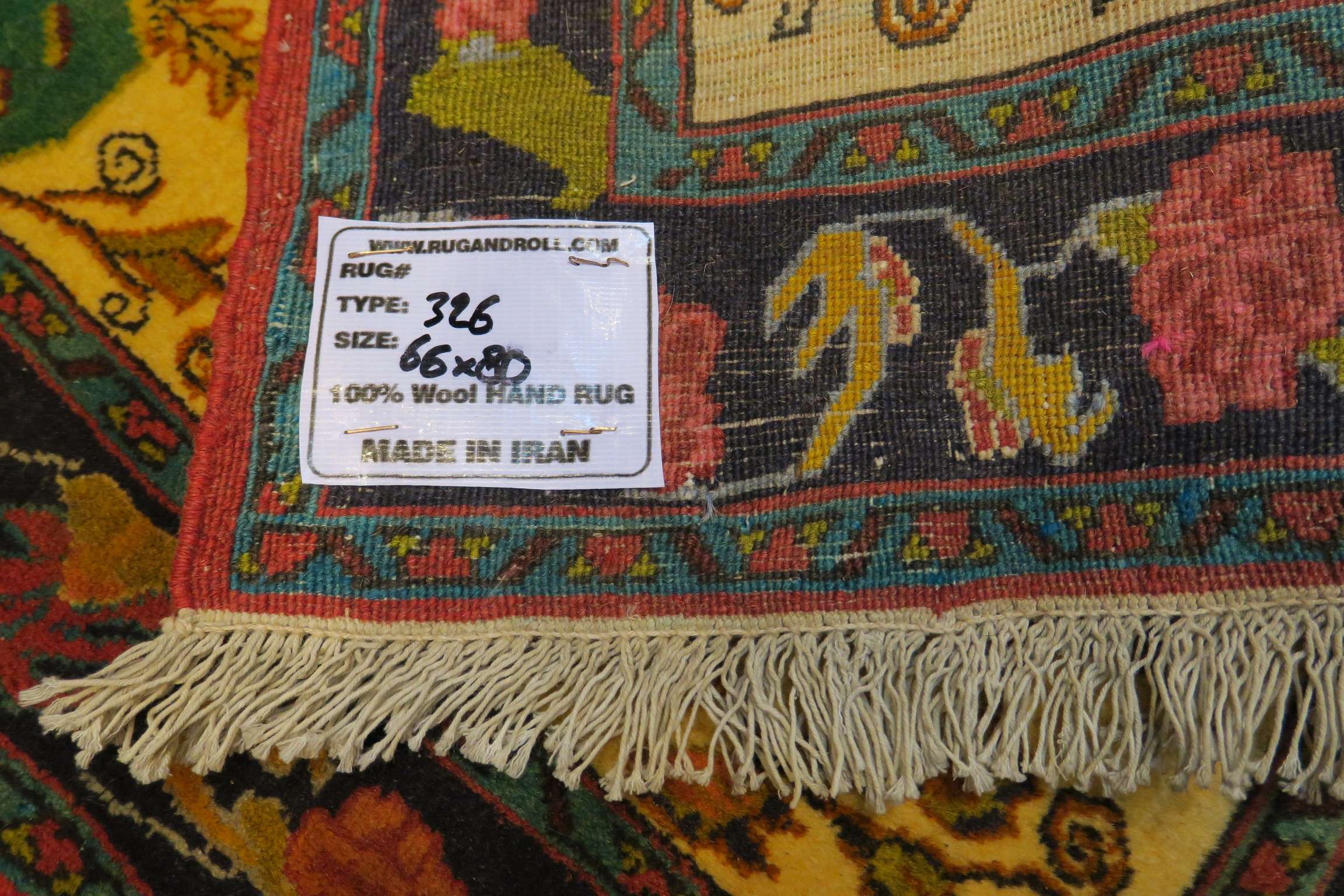 2'6'' x 2'2'' Persian Bijar Rug - Image 6