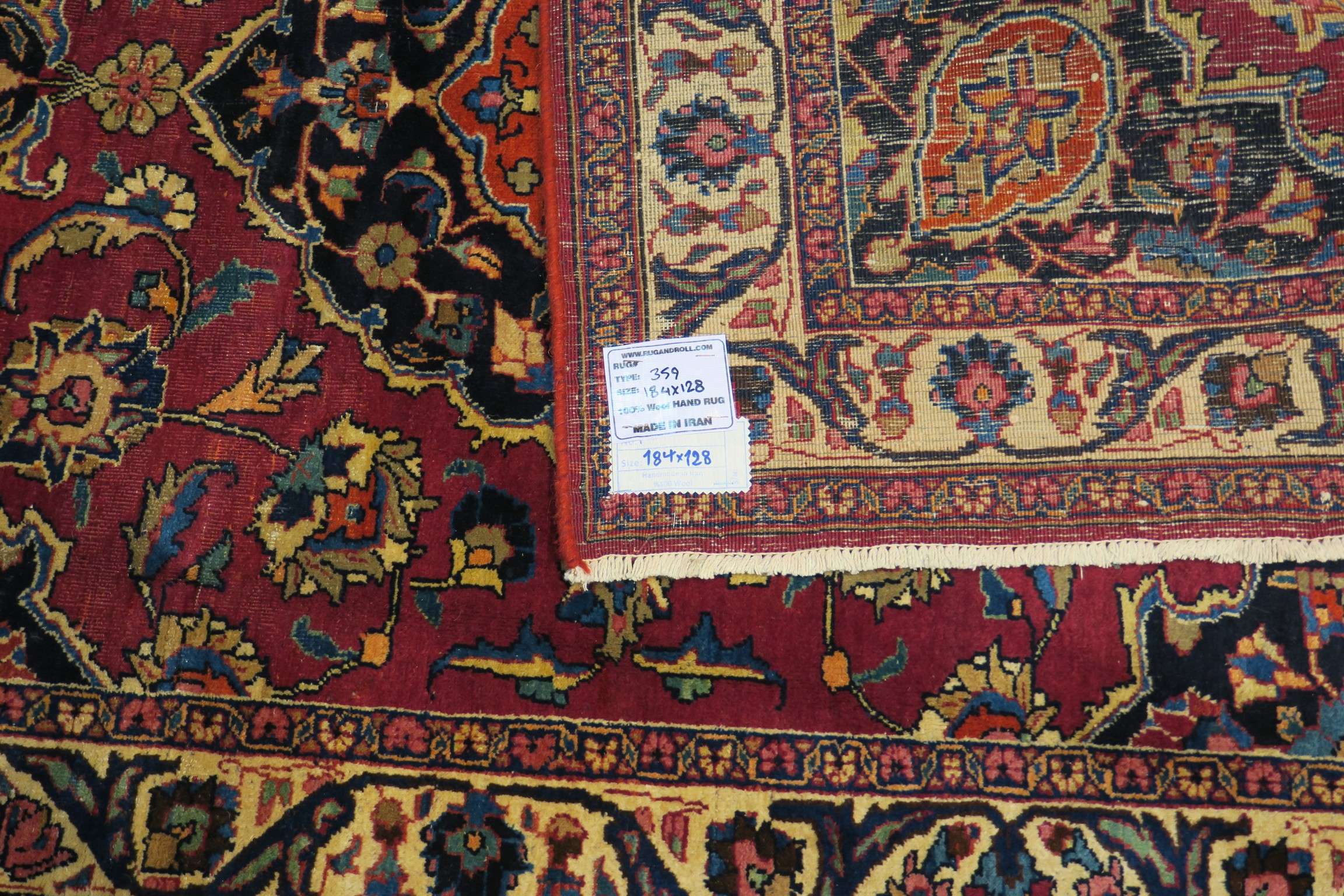 4'2'' x 6'0'' Persian Khorasan Rug - Image 3