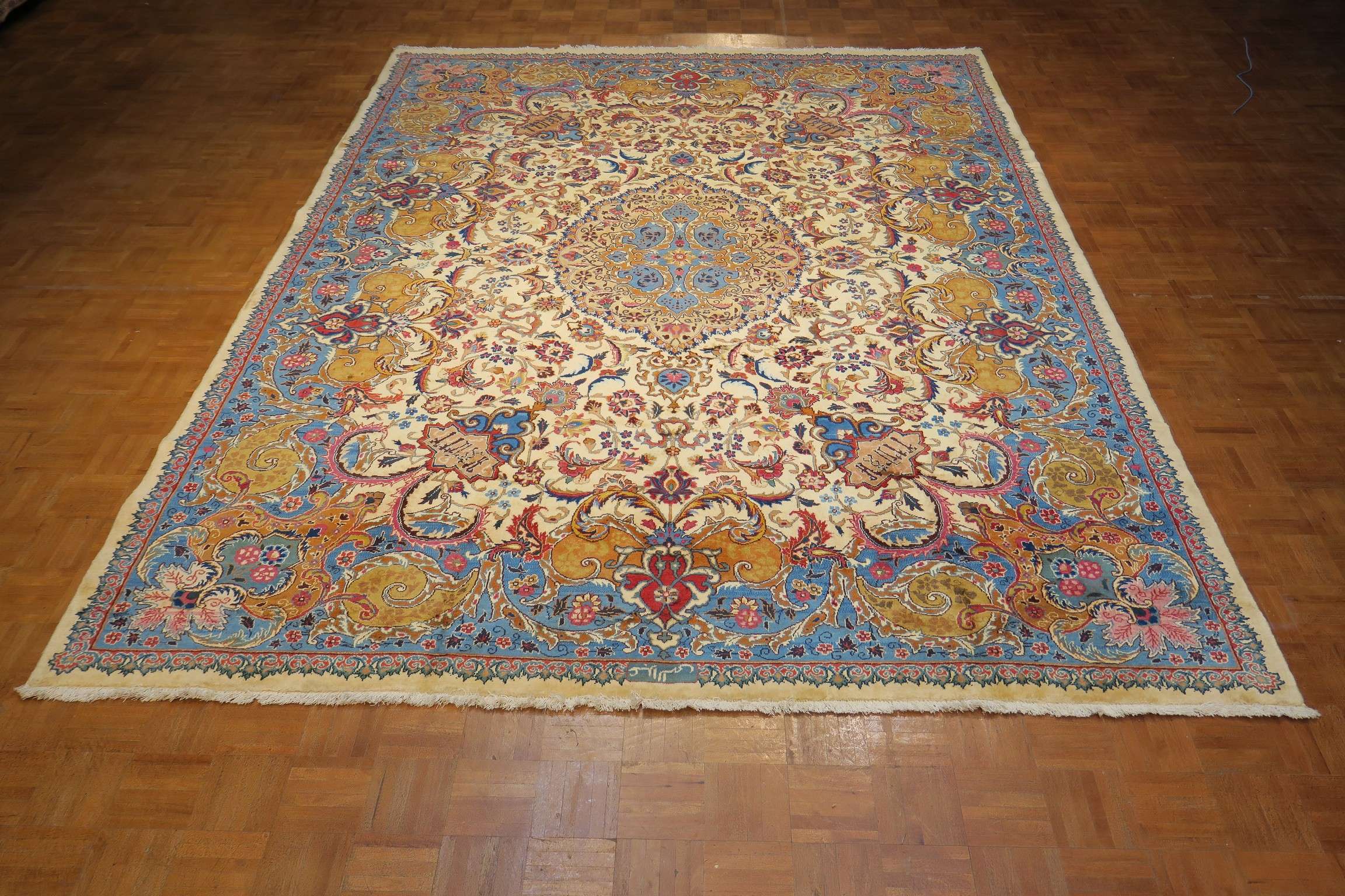 8'0'' x 10'9'' Persian Kashmar Rug - Image 9