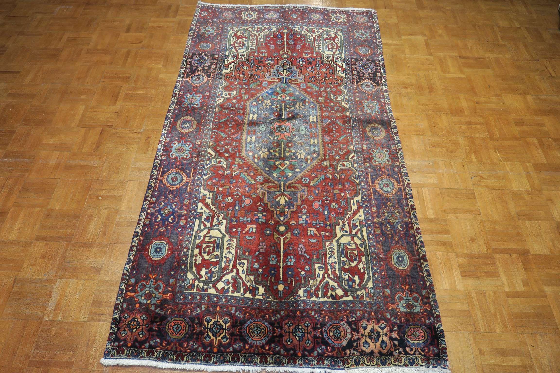 3'7'' x 6'9'' Persian Zanjan Rug - Image 12