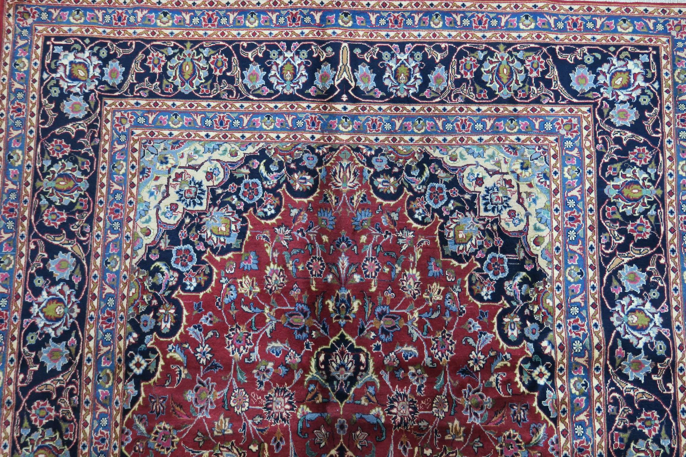 6'5'' x 10'3'' Persian Kashmar Rug - Image 5