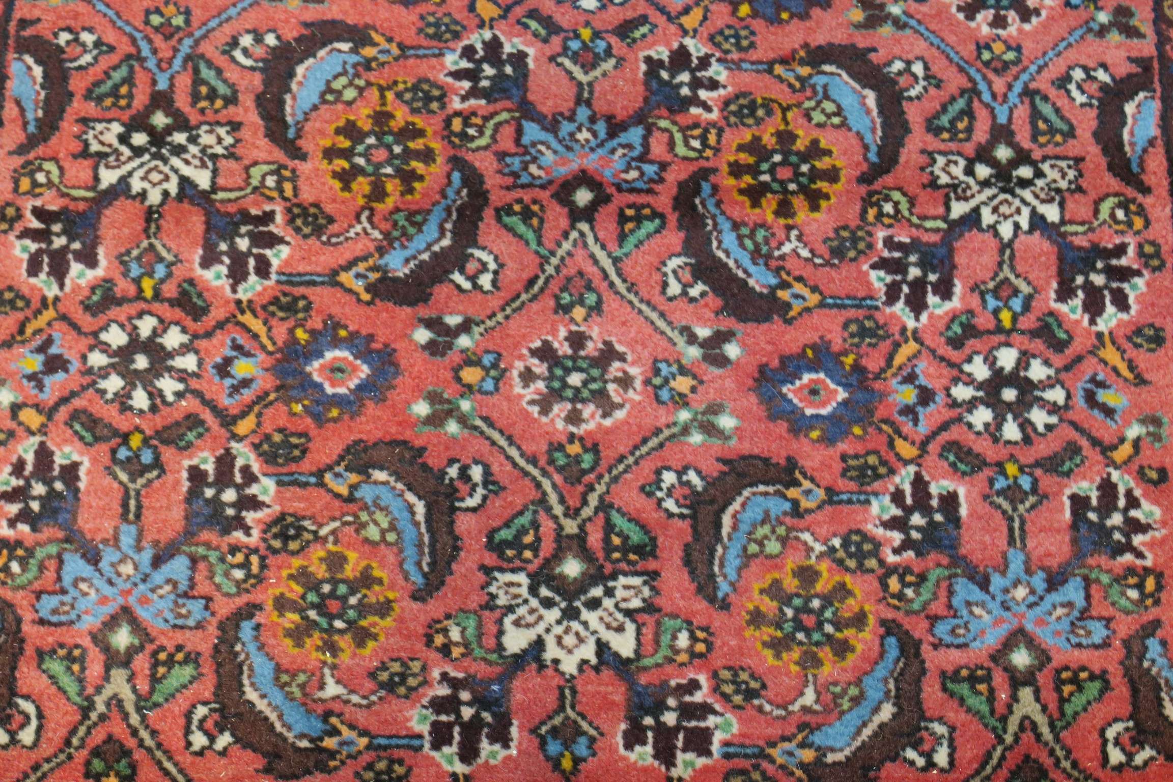 2'7'' x 3'5'' Persian Hamedan Rug - Image 9
