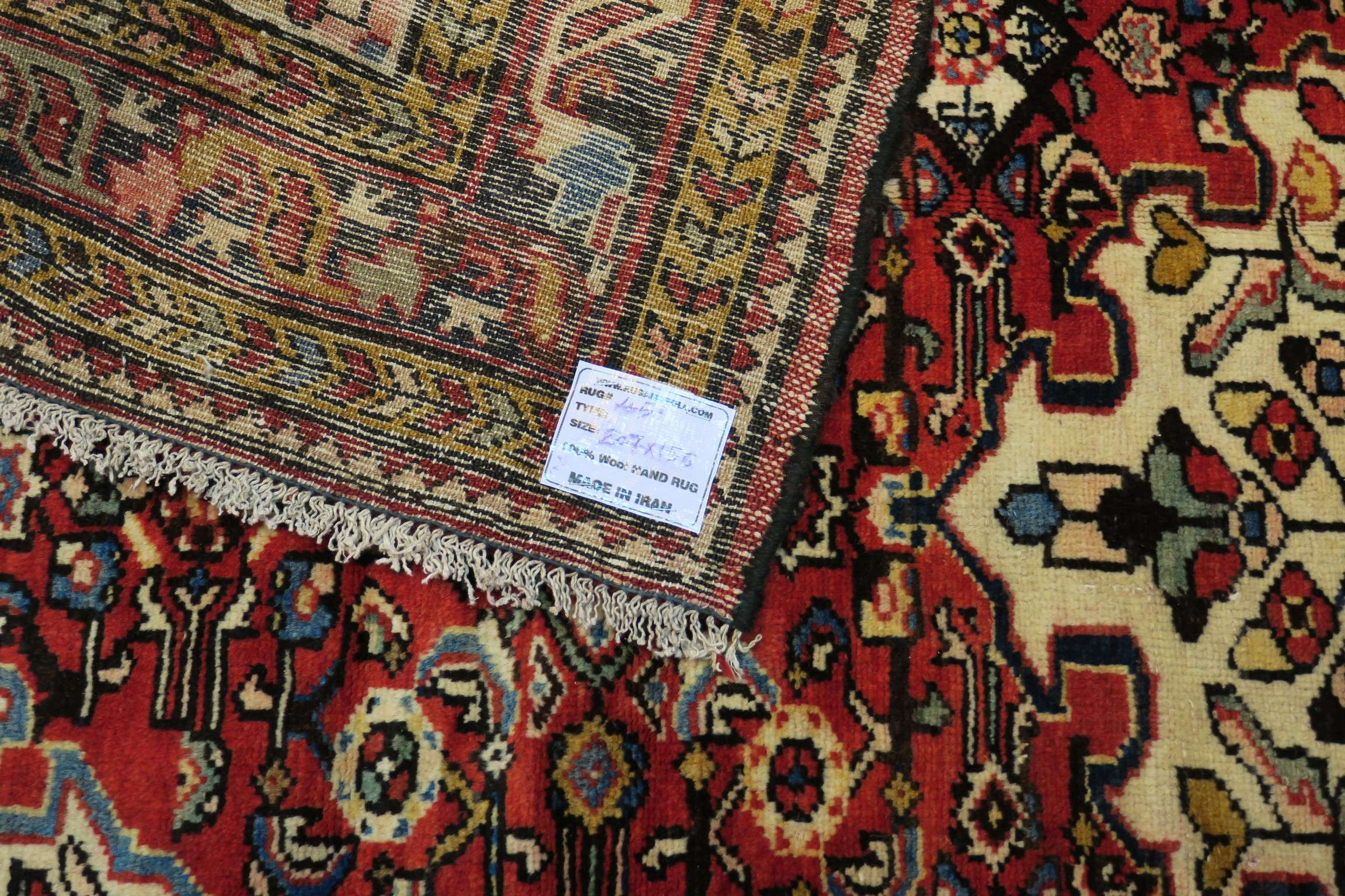 5'1'' x 6'8'' Persian Hamedan Rug - Image 7