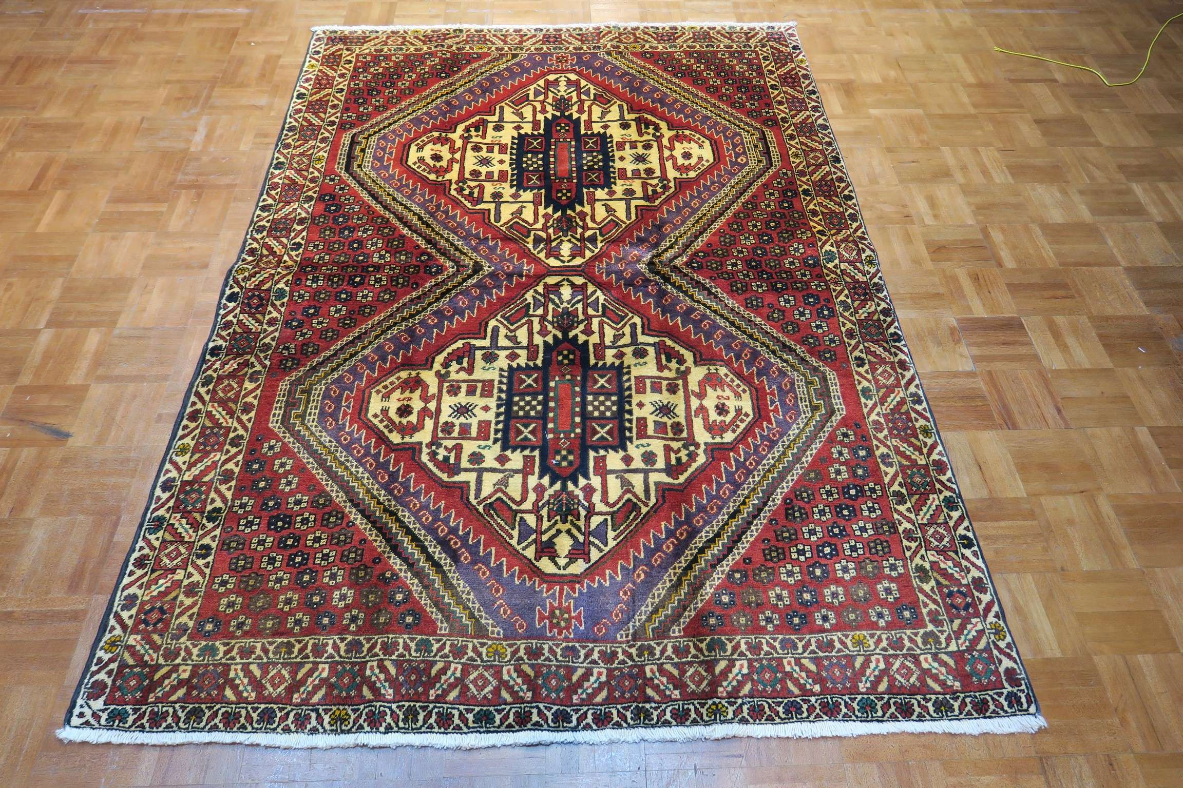 4'9'' x 6'8'' Persian Sirjan Rug - Image 6