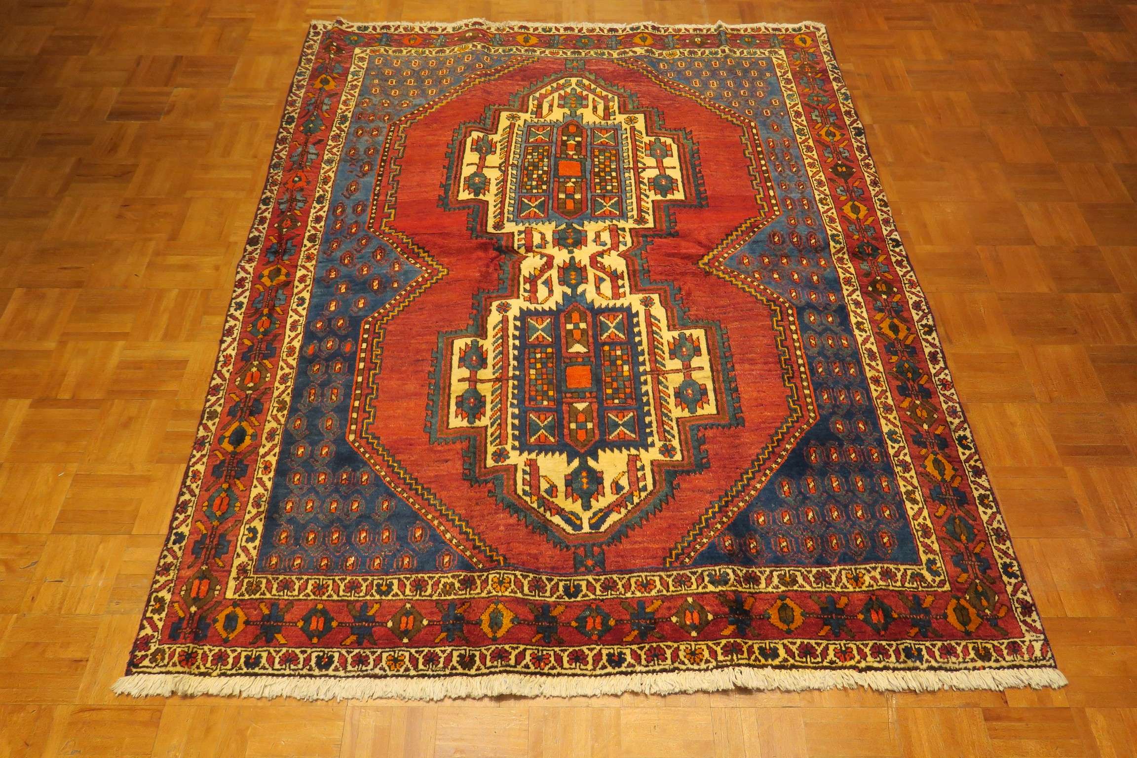5'2'' x 6'4'' Persian Sirjan Rug - Image 11