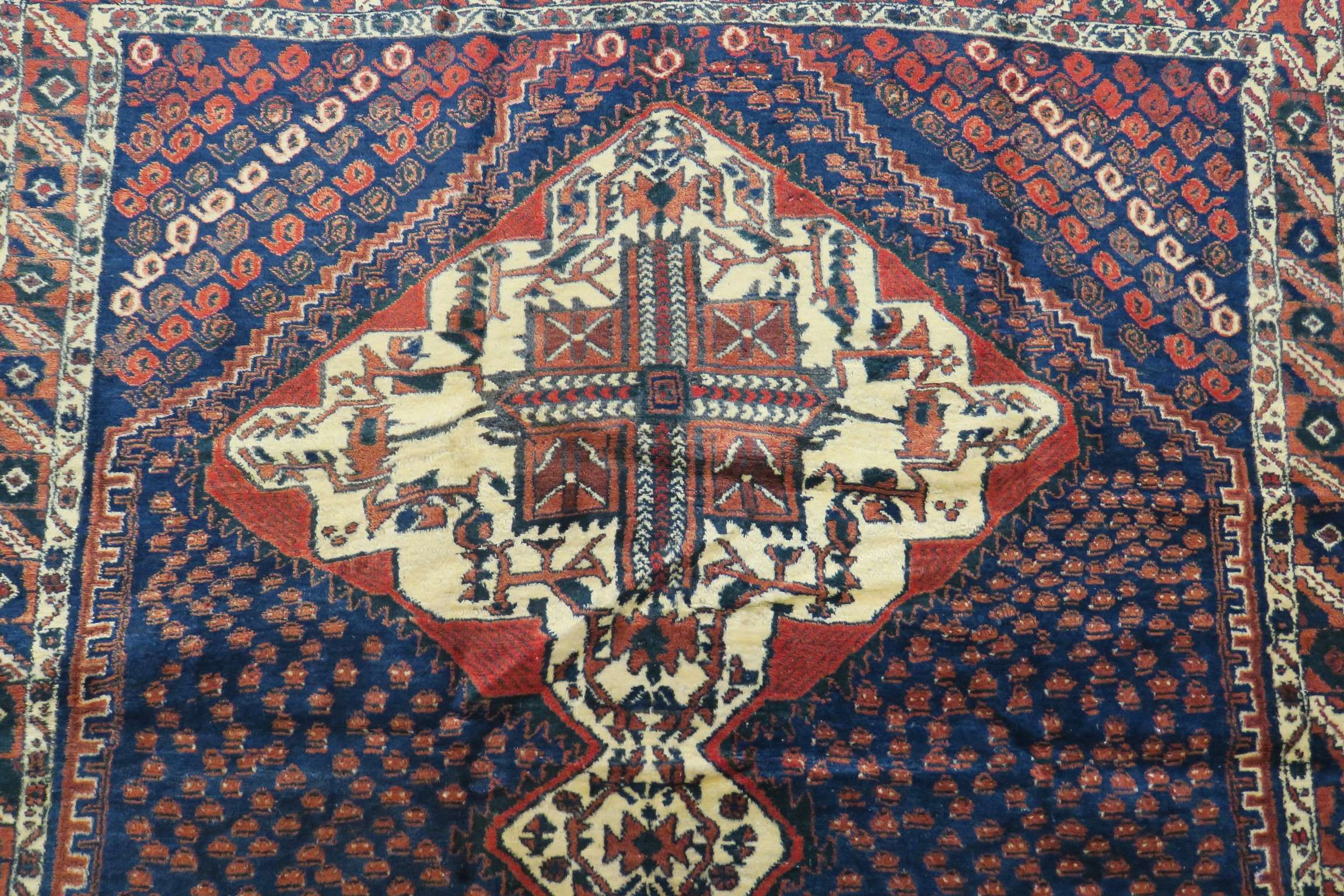 4'3'' x 5'8'' Persian Sirjan Rug - Image 5