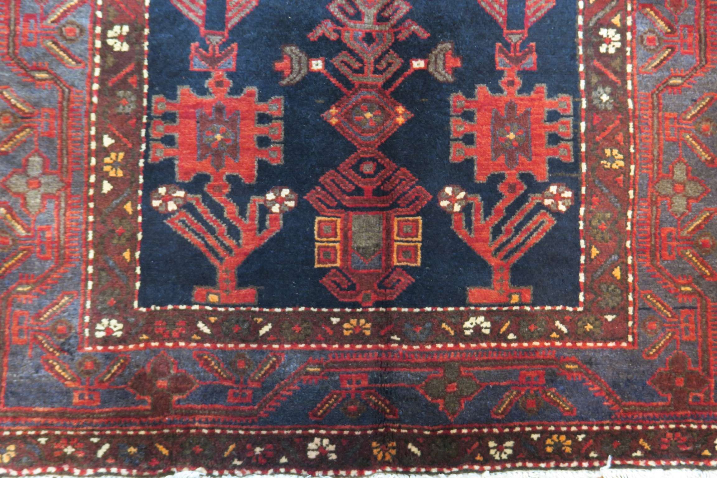 3'4'' x 10'0'' Persian Hamedan Rug - Image 2