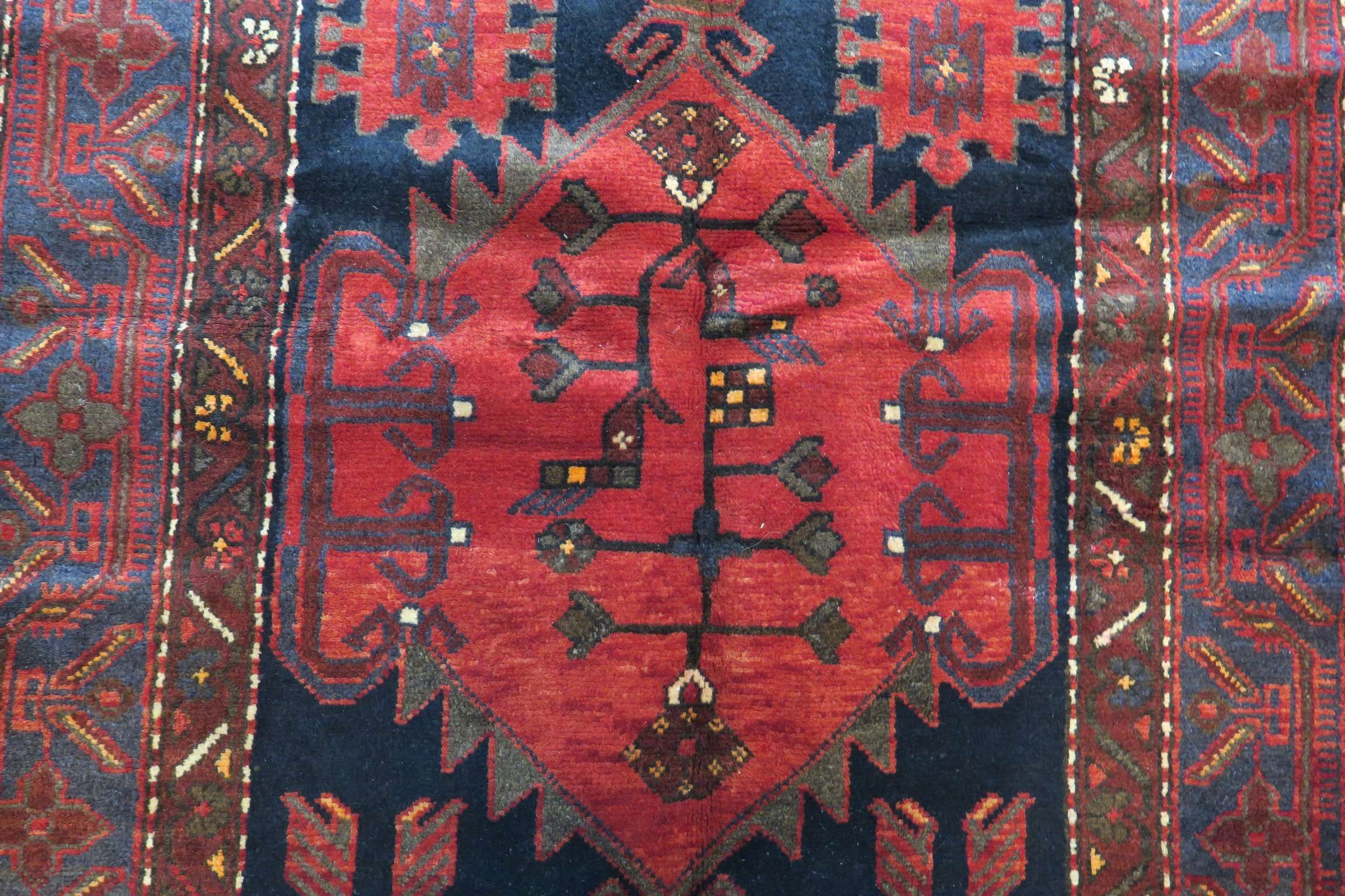3'4'' x 10'0'' Persian Hamedan Rug - Image 12