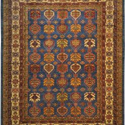8' 2" x 9' 10" Pakistan Kazak Rug