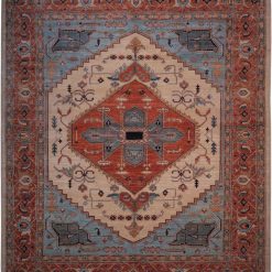 8' 2" x 9' 10" Pakistan Serapi Rug