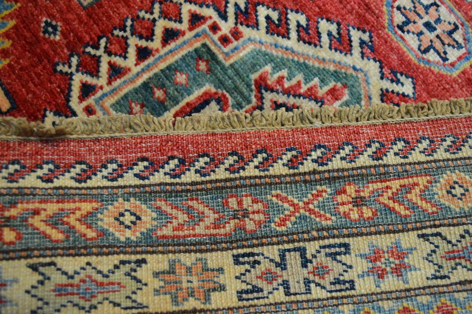 3' 4" x 4' 8" Pakistan Kazak Rug - Image 12