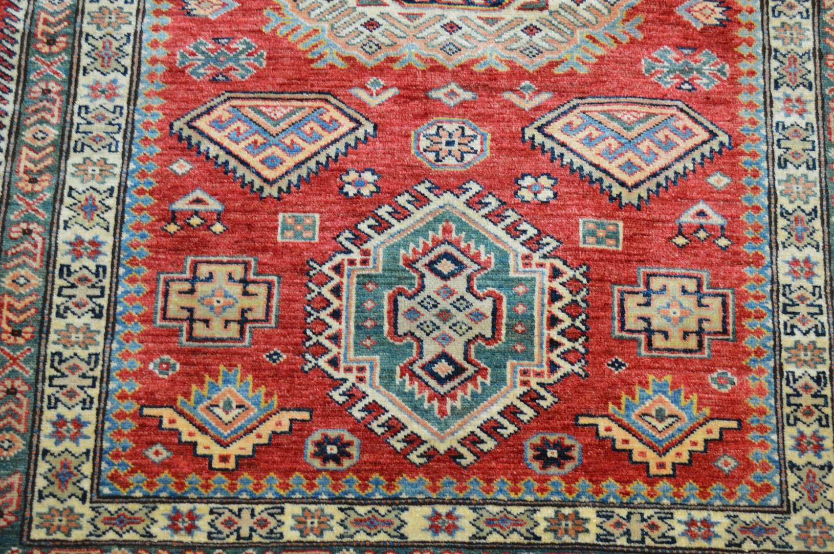3' 4" x 4' 8" Pakistan Kazak Rug - Image 6
