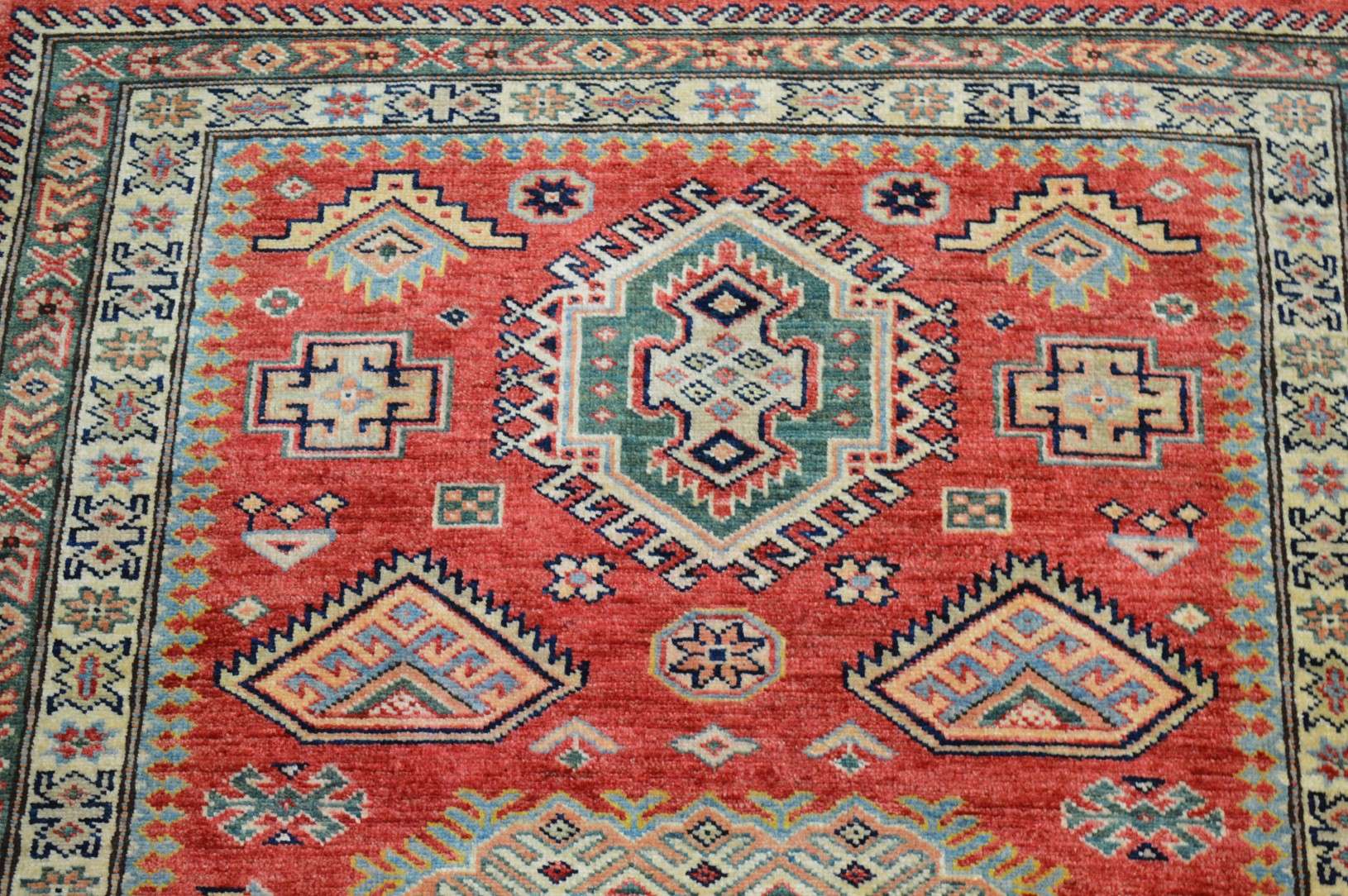3' 4" x 4' 8" Pakistan Kazak Rug - Image 8