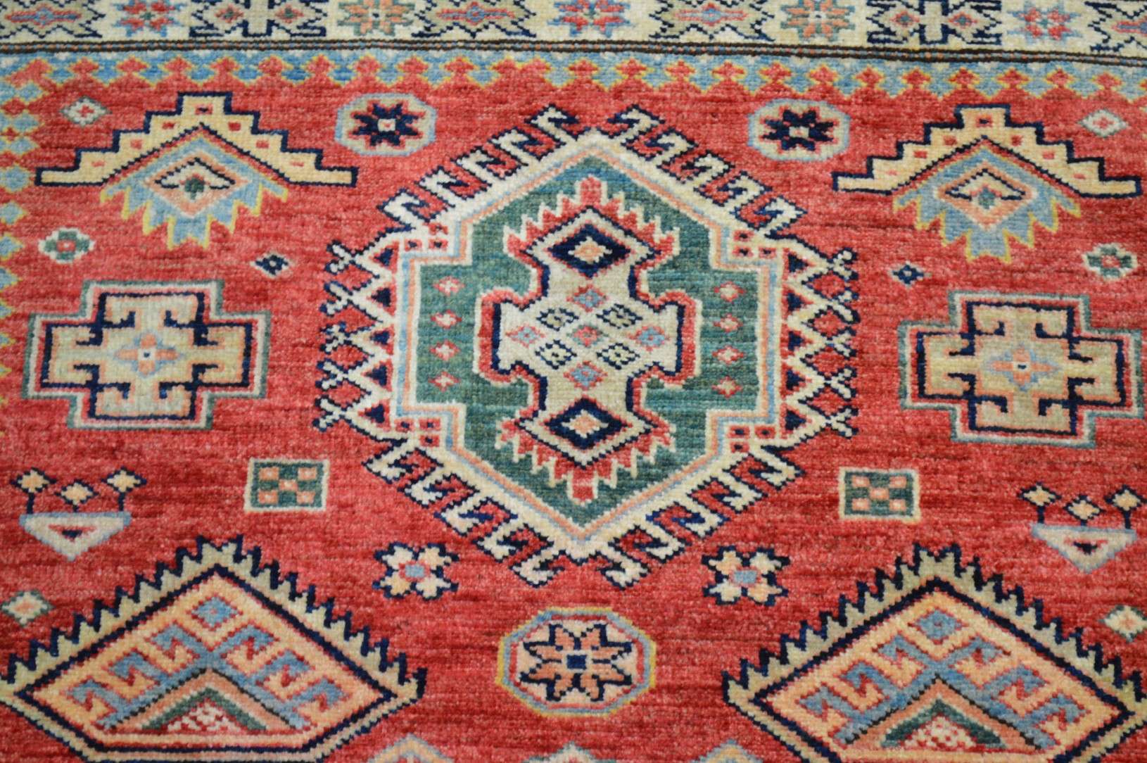 3' 4" x 4' 8" Pakistan Kazak Rug - Image 9