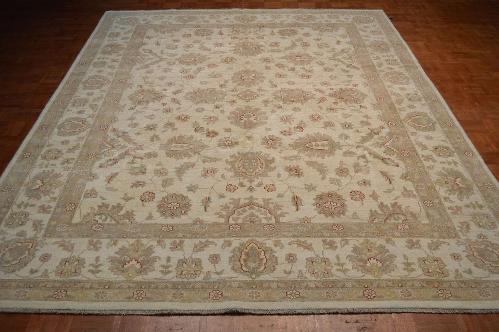 8' 0" x 9' 10" Pakistan Peshawar Rug - Image 2