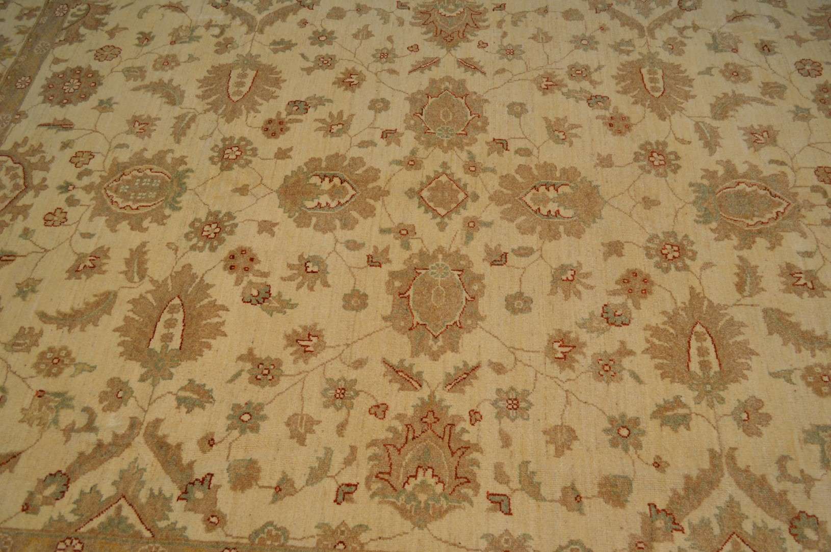 8' 0" x 9' 10" Pakistan Peshawar Rug - Image 4