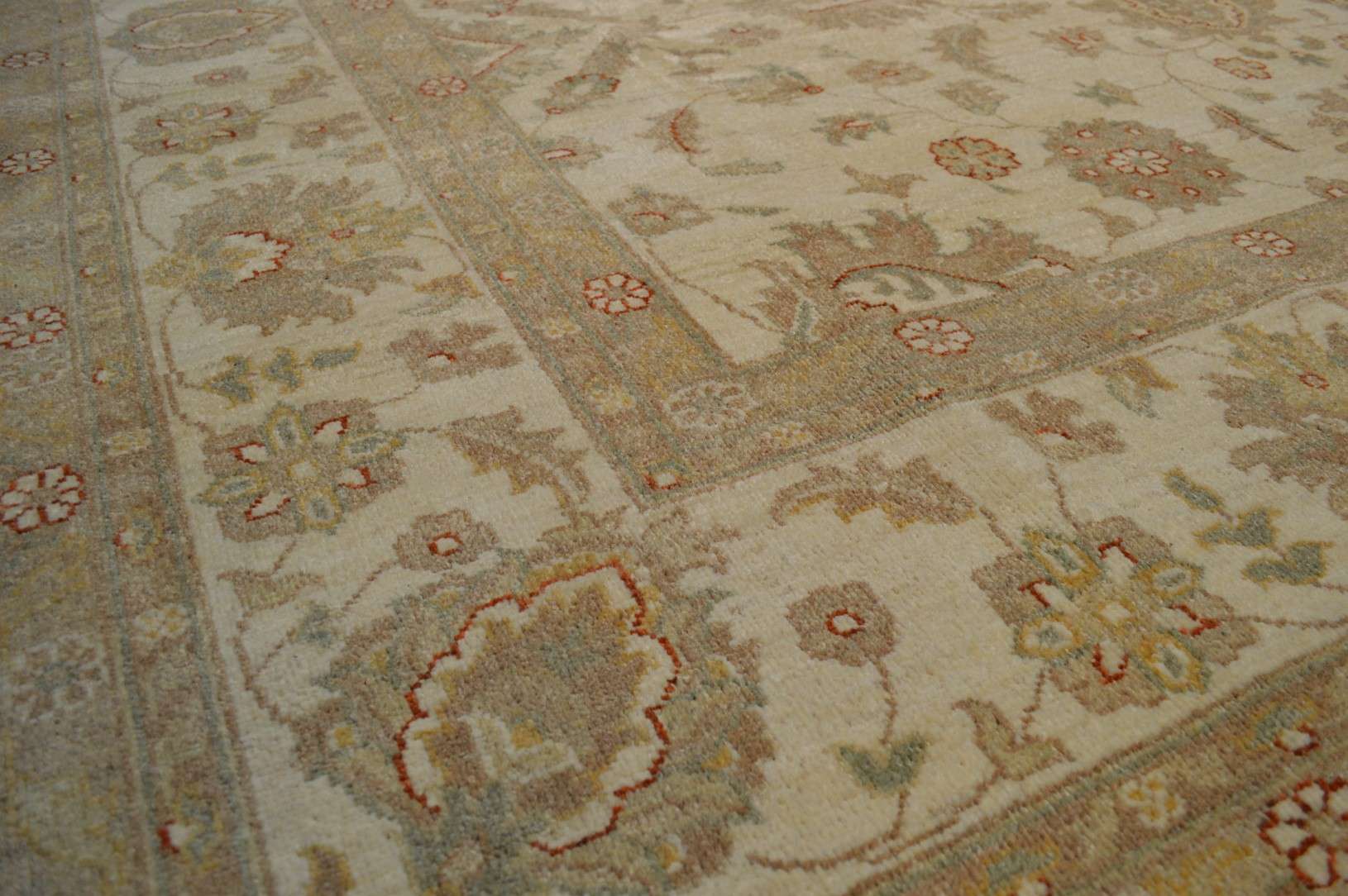 8' 0" x 9' 10" Pakistan Peshawar Rug - Image 10