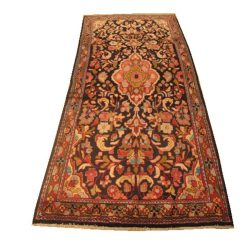 3' 7" x 9' 8" Persian Sarouk Runner