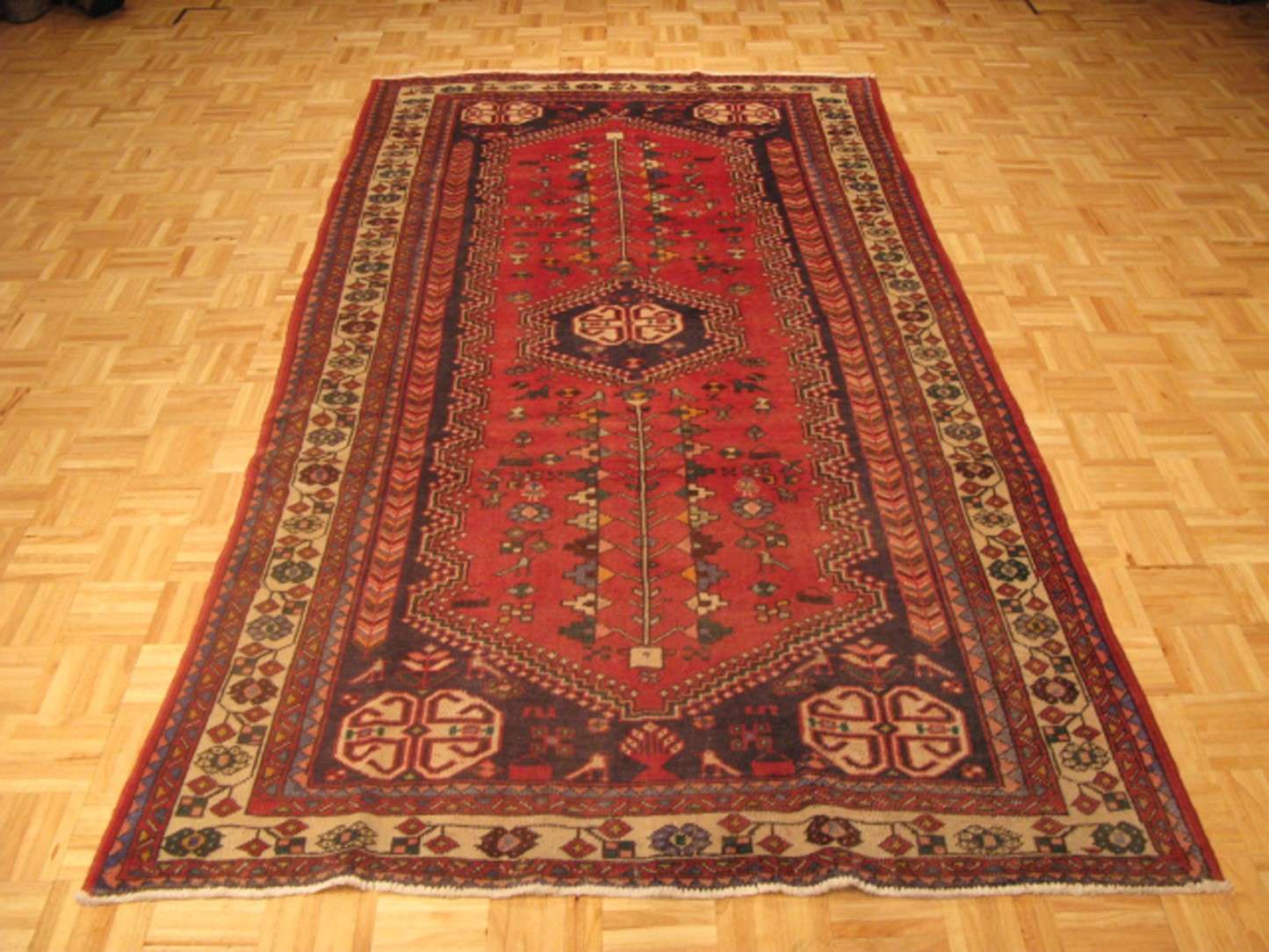 5' 0" x 9' 7" Persian Abadeh Rug - Image 2