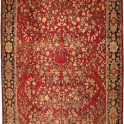 8' 8" x 11' 9" Persian Sarouk Rug