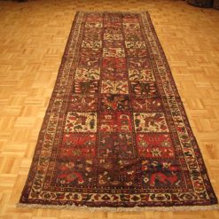 Alternative view of 3' 1" x 12' 7" Persian Bakhtiari Runner